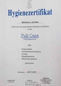 Hygienezertifikat